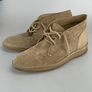 Armadillos Chukka Desert Boot Tan Suede Leather Shoes Vibram Size US 11 USA
